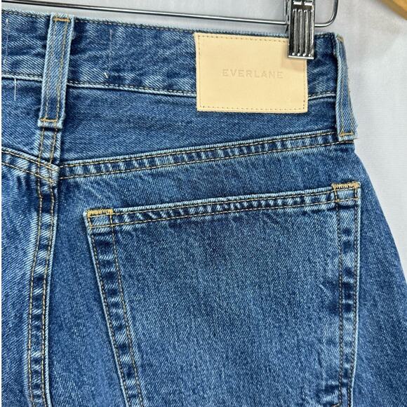 Everlane 90s Cheeky Straight Leg High Rise Jeans Medium Wash Size 27 - Picture 7 of 8